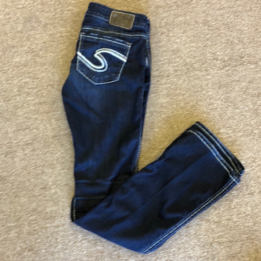 Slim bootcut jeans. Silver Jeans Co size 27/33